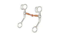 Kelly Silver Star Mini Copper Snaffle Bit