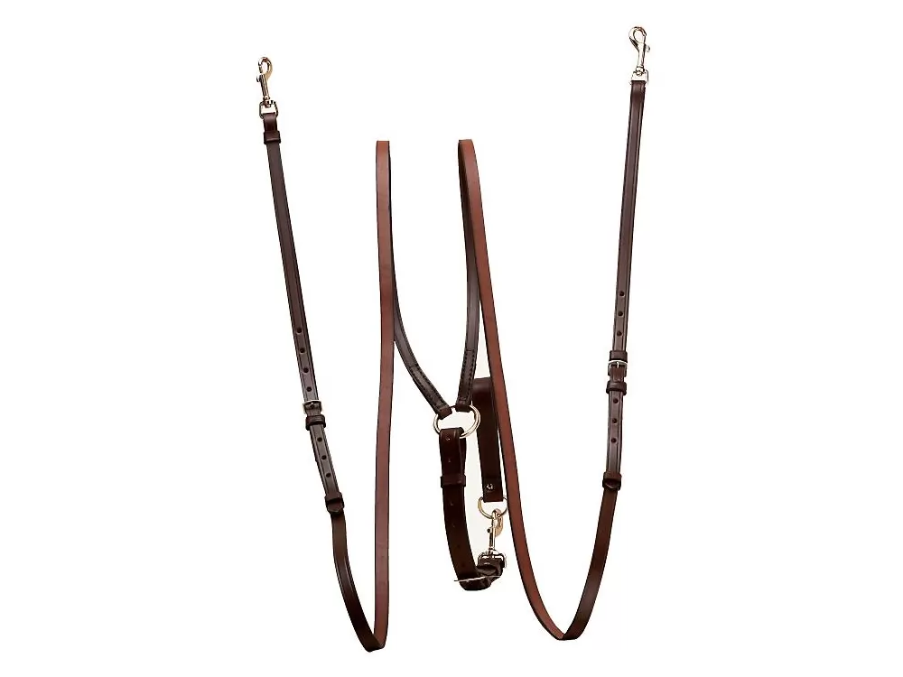 Tory Leather Deluxe Vienna Sliding Side Reins - Snaps - Image 2