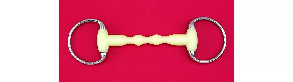 Happy Mouth Round Ring Shaped Mullen Eggbutt Bit - Image 2