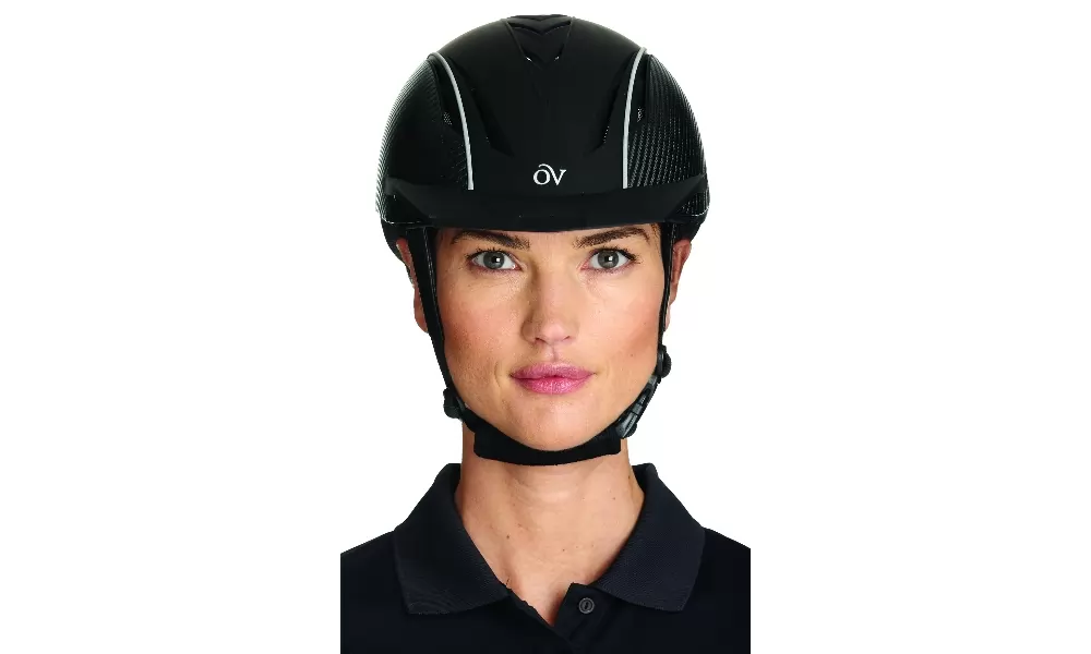 Ovation Sync With Carbon Fiber Riding Helmet - Image 2
