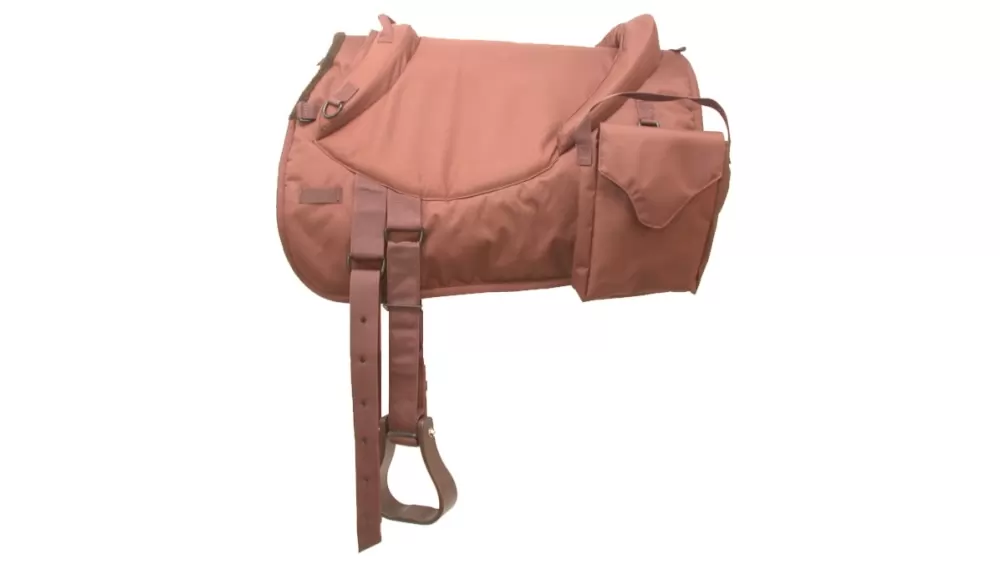 Polypropylene Bareback Pad With Accessory Bags - Image 2