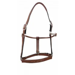 Fancy Padded Rolled Throat Triple Stiched Halter