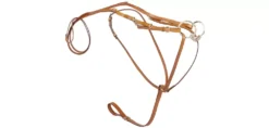 Tory Leather German Martingale & Reins - Center Buckle