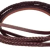 Tory Leather Braided Flared Reins - Chicago Screw Bit Ends