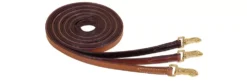 Tory Leather Split Reins - Brass Snap Ends