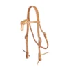 Tory Leather Brow Knot Headstall