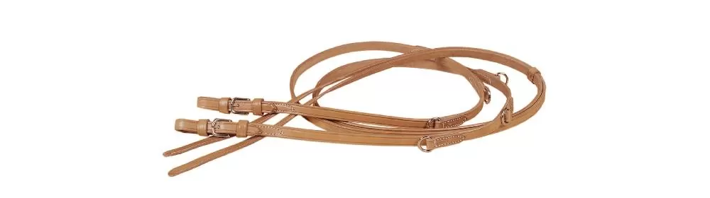 Tory Leather Split German Martingale Reins - Image 3