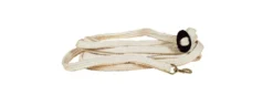 Tory Leather Flat Braided Cotton Rope Lunge Line With Brass Snap