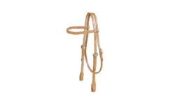 Tory Leather Single Ply Browband Headstall
