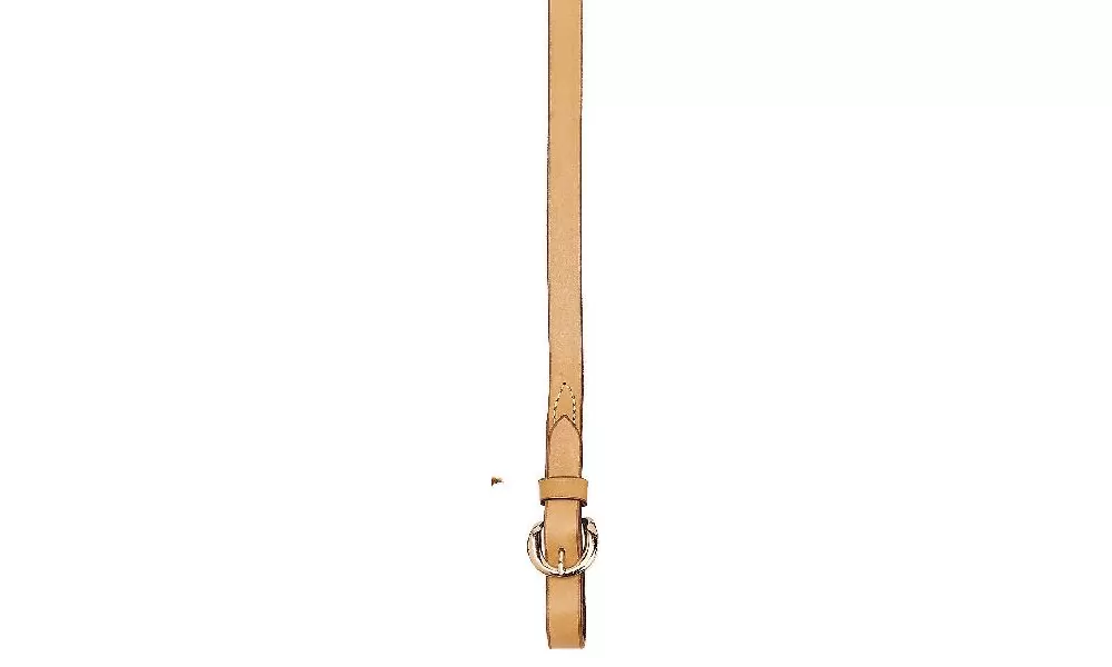 Tory Leather Single Ply Rein - Buckle Bit End - Image 3