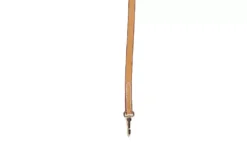 Tory Leather Single Ply Reins - Nickel Snaps