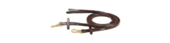 Tory Leather Split Bit Stop Rein - Snap Ends