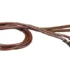 Tory Leather Fully Rolled Reins - Chicago Screw Bit Ends