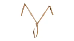 Tory Leather Bridle Leather Flared Center Breast Strap
