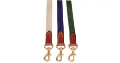 Tory Leather 7' Cotton Web Lead With Leather Ends