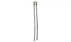 Perris Leather Collection Black Spur Straps With Keepers 3/8in X 20in