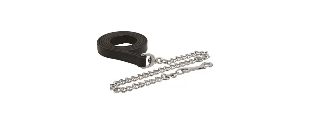 Perri's Leather Lead With 30" Chain - Image 2