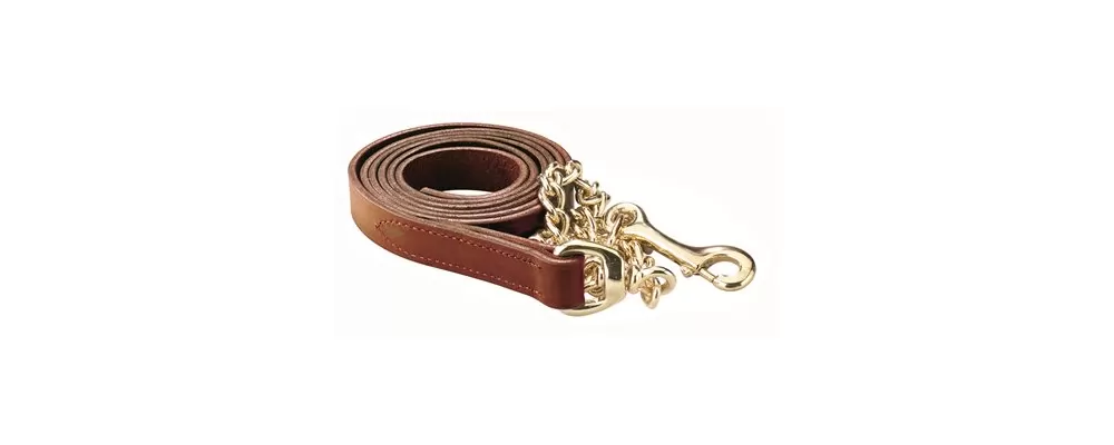 Perri's Leather Lead With 30" Chain - Image 3