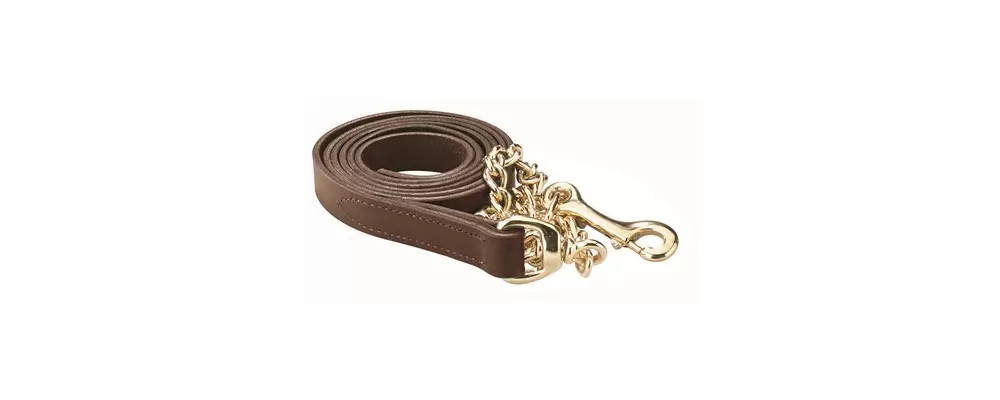 Perri's Leather Lead With 30" Chain - Image 4