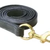 Perris Leather Collection Leather Lead With Solid Brass Snap