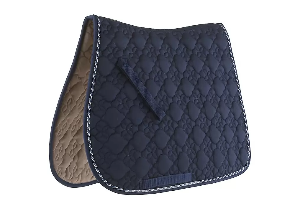 Roma Flower Quilted All Purpose Saddle Pad - Image 2