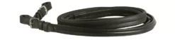 Da Vinci Flat Rubber Covered Reins With Buckle Ends