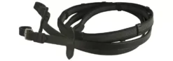 Da Vinci Web Rubber Woven Anti-Slip Reins With Buckle Ends
