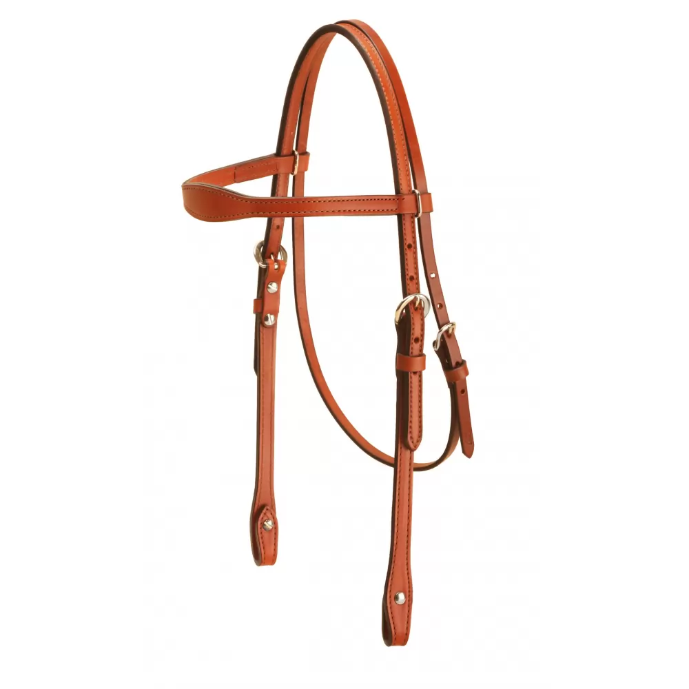 Tory Leather Flared Brow Headstall - Image 2