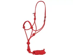 Mustang Easy-On Rope Halter With 8' Lead
