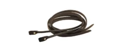Tory Leather Partial Rolled Reins - Chicago Screw Bit Ends