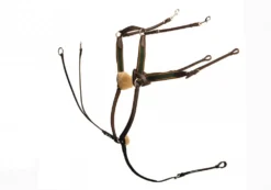 Tory Leather 5 Point Hunt Breastplate With Standing Attachment