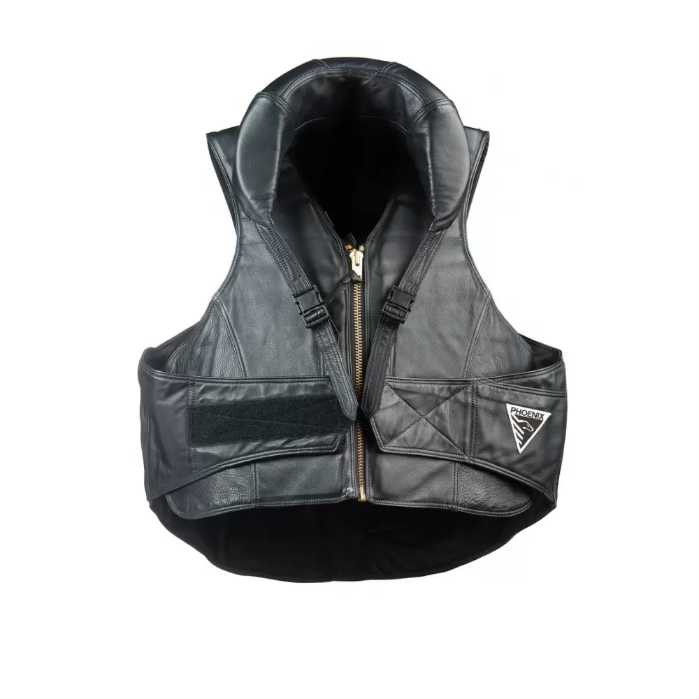 Phoenix Finalist Leather Protective Rodeo Vest