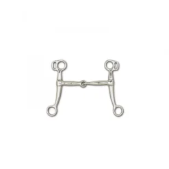 Toklat Tom Thumb Shank With Curb Ring - 5 1/2" Cheek Snaffle Mouthpiece