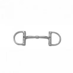 Myler Level 1 English Dee Stainless Comfort Snaffle Bit With O Hooks