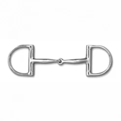 Myler Level 1 English Dee Stainless Steel Snaffle With O Hooks