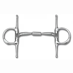Myler Level 1 Full Cheek Comfort Snaffle Wide Barrel Bit With Hooks