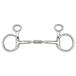 Myler Level 1 Medium Baucher Cheek Comfort Wide Barrel Snaffle Bit