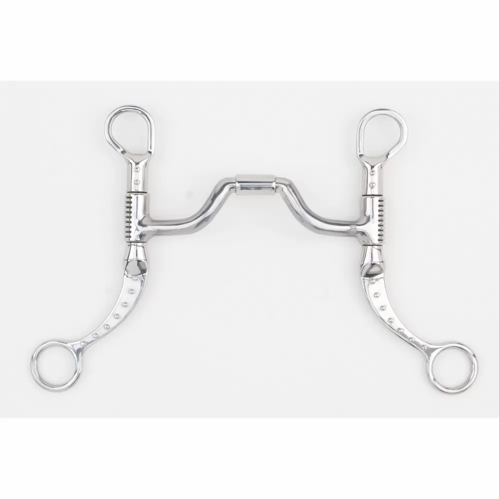 Myler Level 3 Parelli Shank Bit B3 Sweet Iron Ported Barrel Bit - Image 2