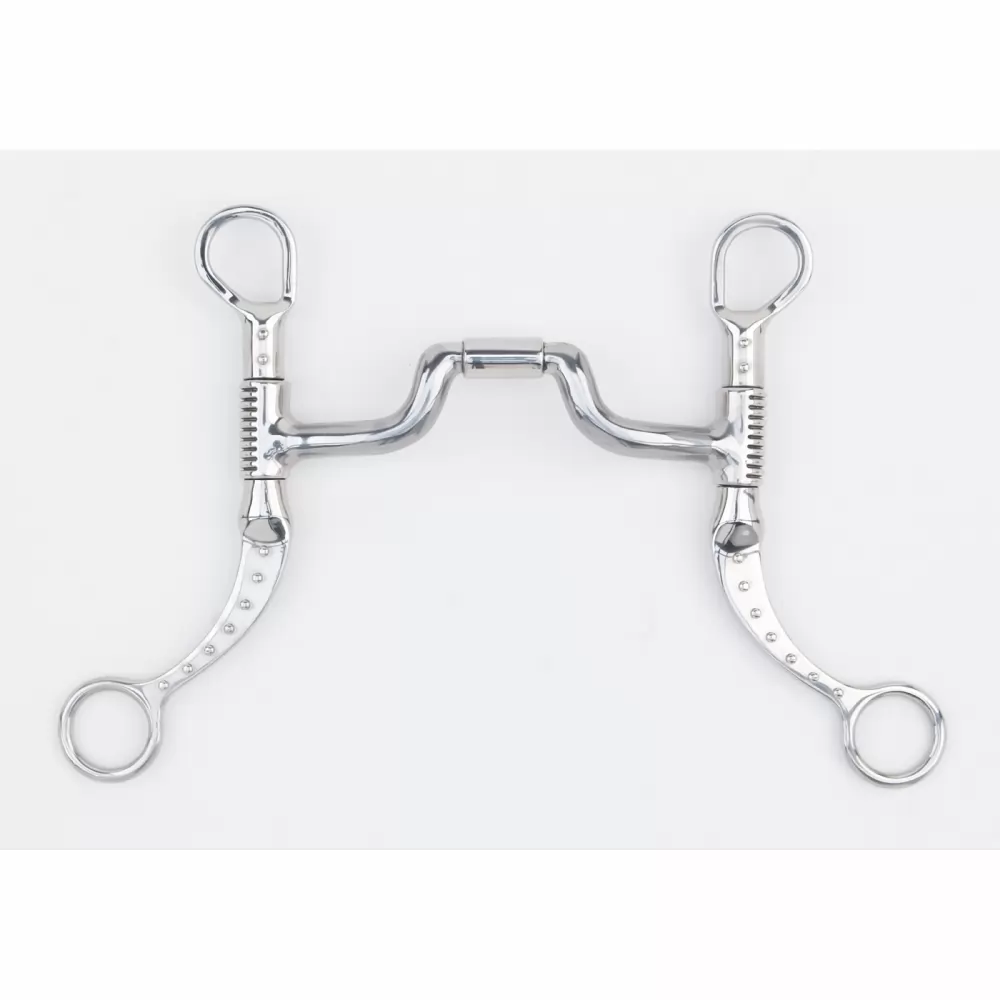 Myler Level 2-3 Parelli Shank Bit B2 Sweet Iron Low Port Barrel Narrow Bit - Image 2