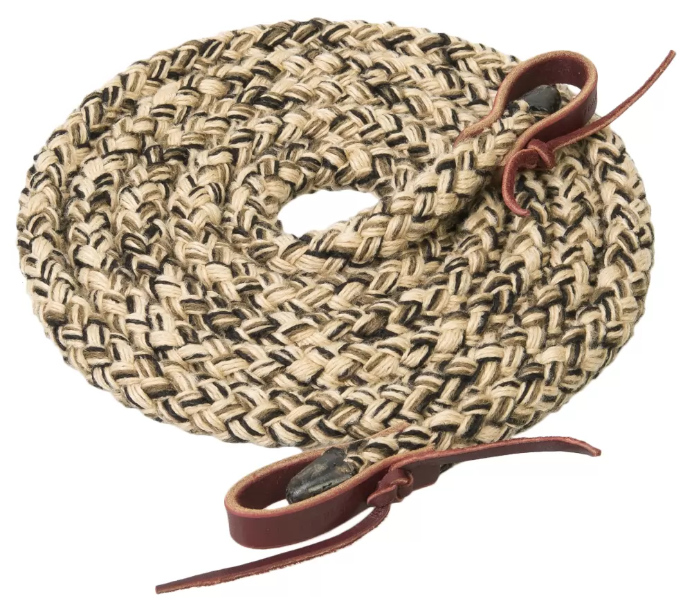 Weaver Silvertip Hollow Braid Trail Rein - Image 3