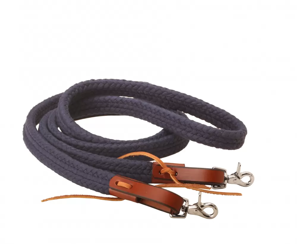 Tory Leather Braided Cotton Continuous 'Ollie' Rein - Image 3