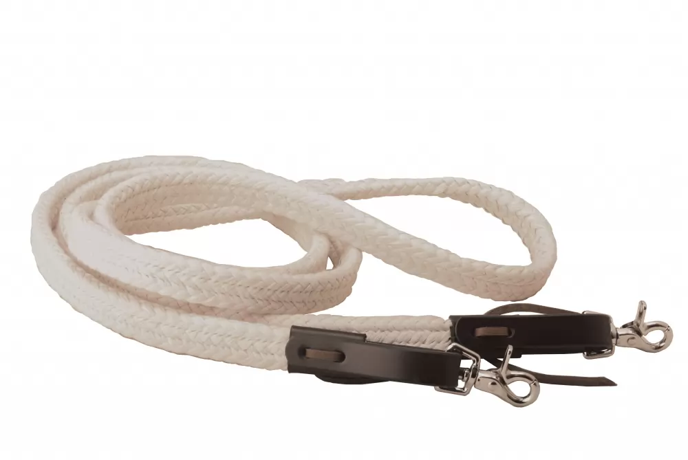 Tory Leather Braided Cotton Continuous 'Ollie' Rein - Image 4