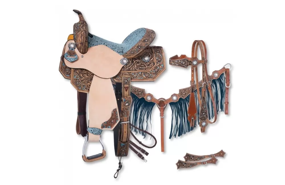Silver Royal Skylar Barrel Saddle 5 Piece Package - Image 2
