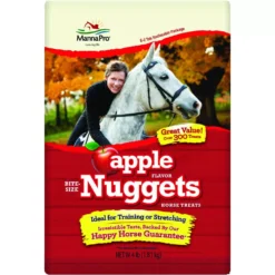Manna Pro Bite-Size Nuggets Horse Treats - 4 LB
