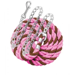 Perri's Neon Colored Cotton Lead With Chain - 1/2"