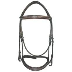 Henri De Rivel Mono Crown Bridle With Padded Wide Noseband
