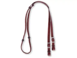 Martin Saddlery Barrel Reins With Braided Knots