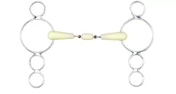 Happy Mouth 3-Ring Double Jointed Pessoa Gag Bit