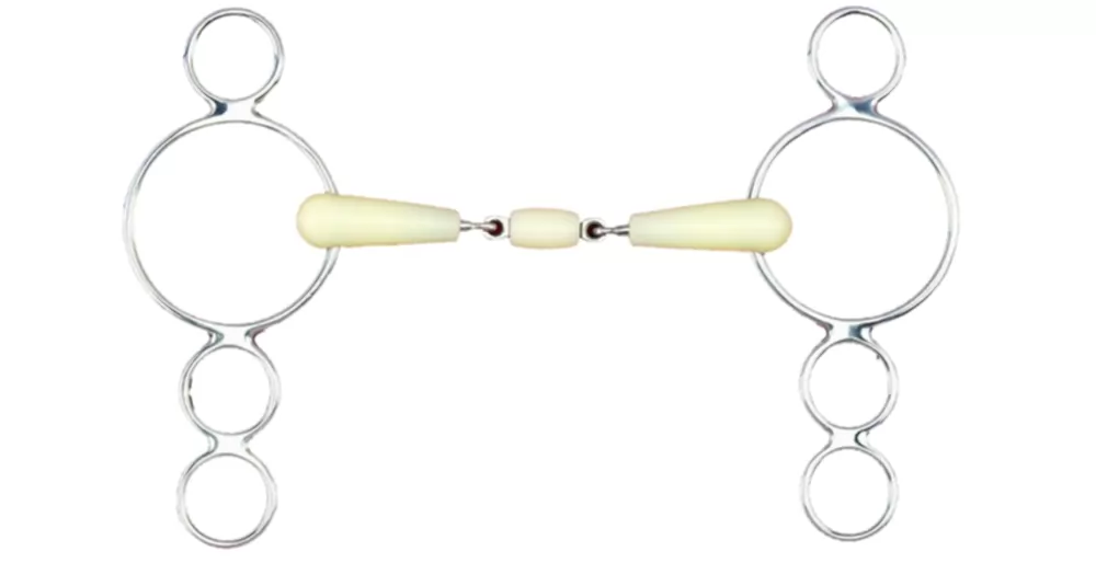 Happy Mouth 3-Ring Double Jointed Pessoa Gag Bit