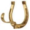 Horse Fare Brass Horseshoe With Swing Over Hook - Large